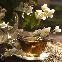 Pixwords The image with cup, tea, flower, flowers, drink Lilun