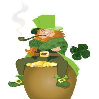 green, man, money, coins, bucket, clover Vanda Grigorovic - Dreamstime