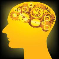 Pixwords The image with head, yellow, cogs, man Dagadu - Dreamstime