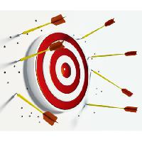 Pixwords The image with target, arrows, red, circle, bow Emel  Ataç Tunaboylu - Dreamstime