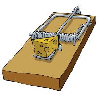 Pixwords The image with mousetrap, mouse, trap, cheese, Dedmazay - Dreamstime