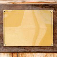 Pixwords The image with board, plate, yellow, gold, wood Christian Draghici (Draghicich)