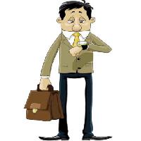 man, time, briefcase, watch Dedmazay - Dreamstime