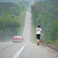 Pixwords The image with road, runner, car, hill, nature Oceanfishing