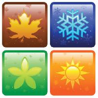 Pixwords The image with signs, winter, summer, ice, autumn, fall, spring Artisticco Llc - Dreamstime