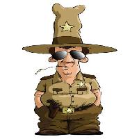 law, glasses, hat, man, pistol, star Dedmazay - Dreamstime