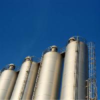 Pixwords The image with building, factory, sky, blue, tower, towers Harald Jeske - Dreamstime