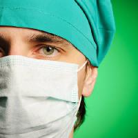 Pixwords The image with medic, mask, green, man, eye, hat, doctor Haveseen - Dreamstime