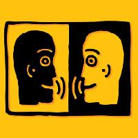 speak, people, men, talk, yellow, black Robodread - Dreamstime