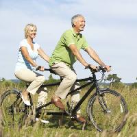 bike, ride, man, woman, green, grass Monkey Business Images - Dreamstime