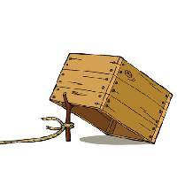 Pixwords The image with box, stick, rope Dedmazay - Dreamstime