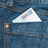 Pixwords The image with money, jeans, back, pocket Swinnerrr - Dreamstime