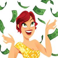 money, woman, dollar, dollars Fanelie Rosier - Dreamstime